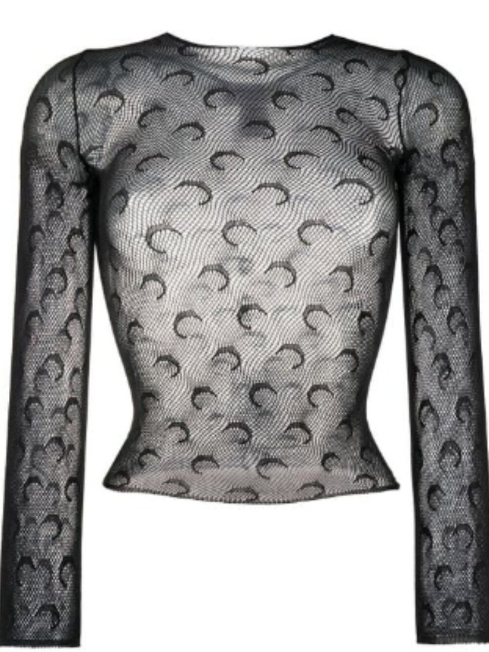 Marine Serre Moon Mesh Top